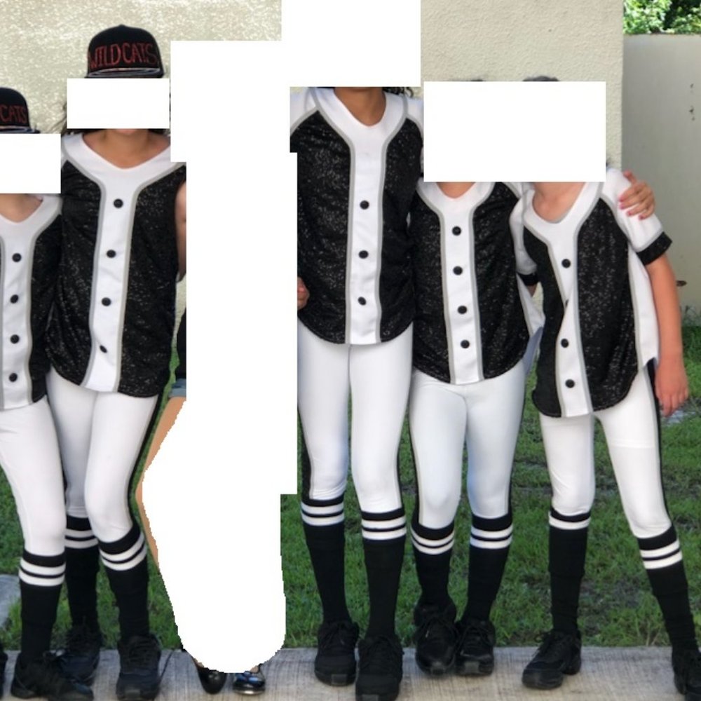 Weissman Sequined Baseball Dance Set